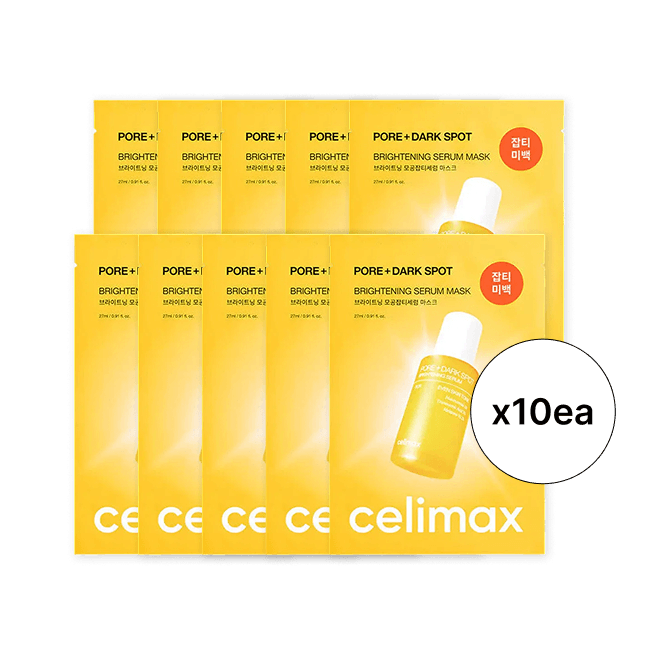Pore+Dark Spot Brightening Serum Mask 10ea (27 ml / 0.91 fl. oz. x 10ea )