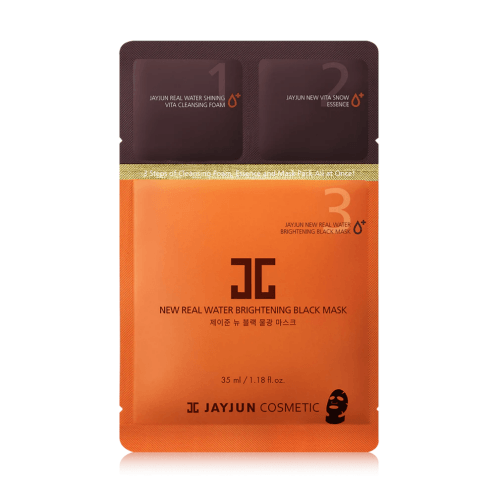 Real Water Brightening Black Mask (-)