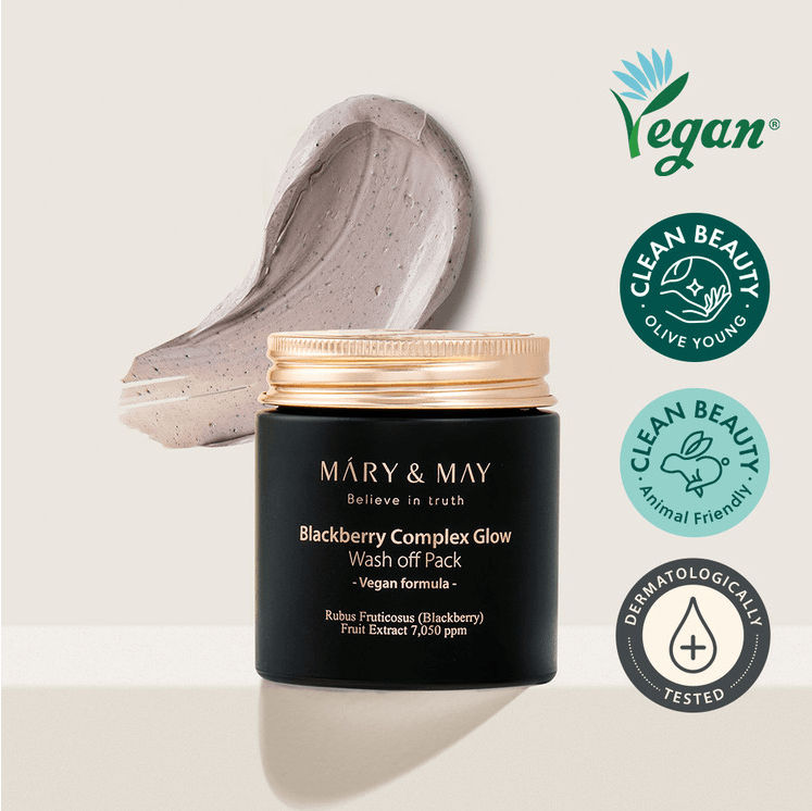 Vegan Blackberry Complex Glow Wash off Pack (125g)
