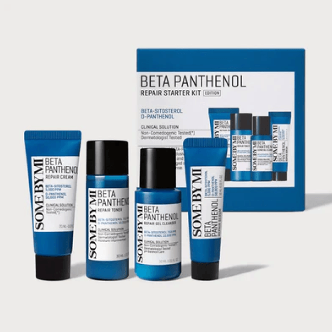 Beta Panthenol Repair Starter Kit (Cleanser 30ml, Toner 30ml, Serum 10ml, Cream 20ml)