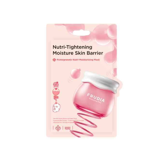 Frudia Pomegranate Nutri-Moisturizing Mask (10Pcs) (20ml*10pcs)
