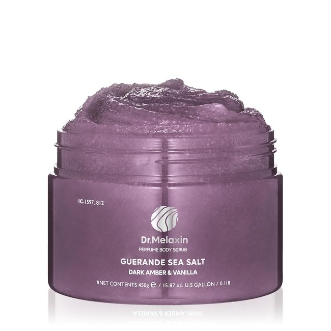 Guerande Sea Salt Perfume Body Scrub Dark Amber & Vanilla 450G (-)