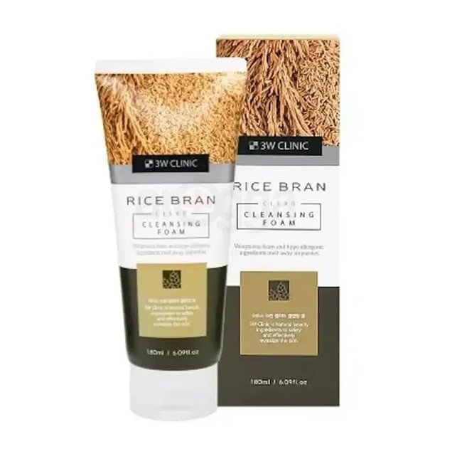 Rice Bran Clear Cleansing Foam (180ml)