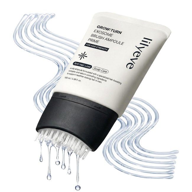 GROW:TURN EXOSOME BRUSH AMPOULE BLACK (100ML)
