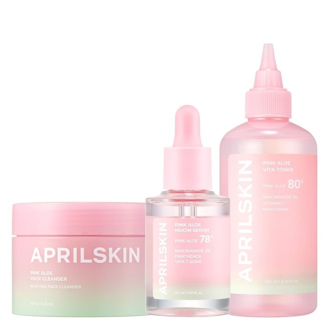 APRILSKIN PINK ALOE PACK CLEANSER (120g)