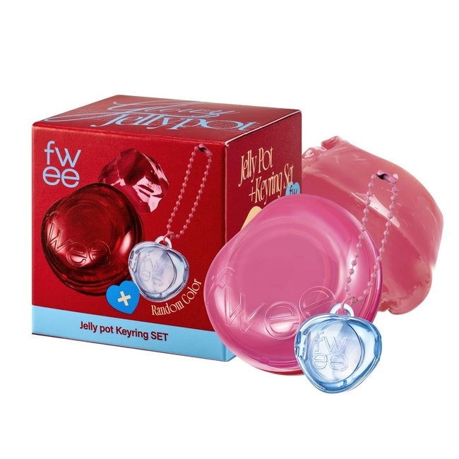 (Gl) Lip&Cheek Glowy Jelly Pot Jp01 Sugar Coat 4G+Pendant Keyring (4g)