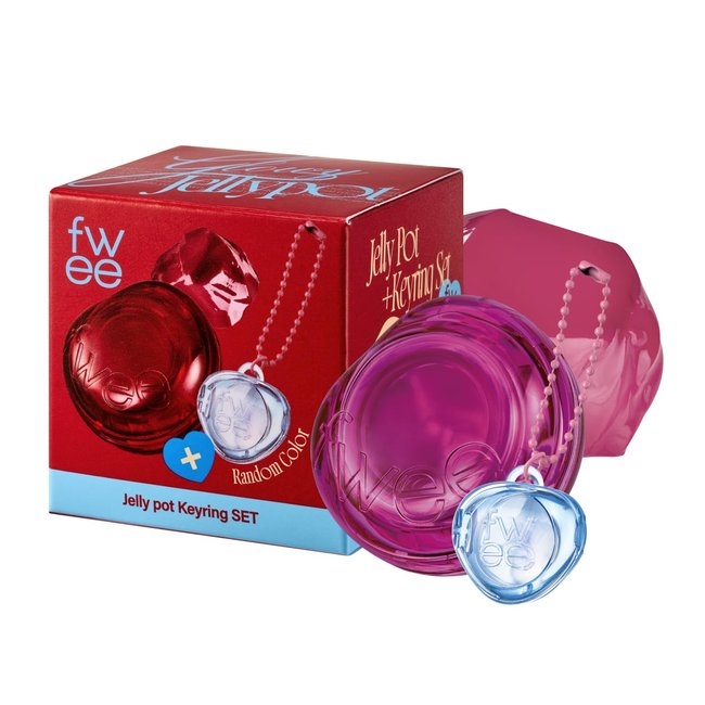 (Gl) Lip&Cheek Glowy Jelly Pot Jm02 Berry Jam 4G+Pendant Keyring (4g)